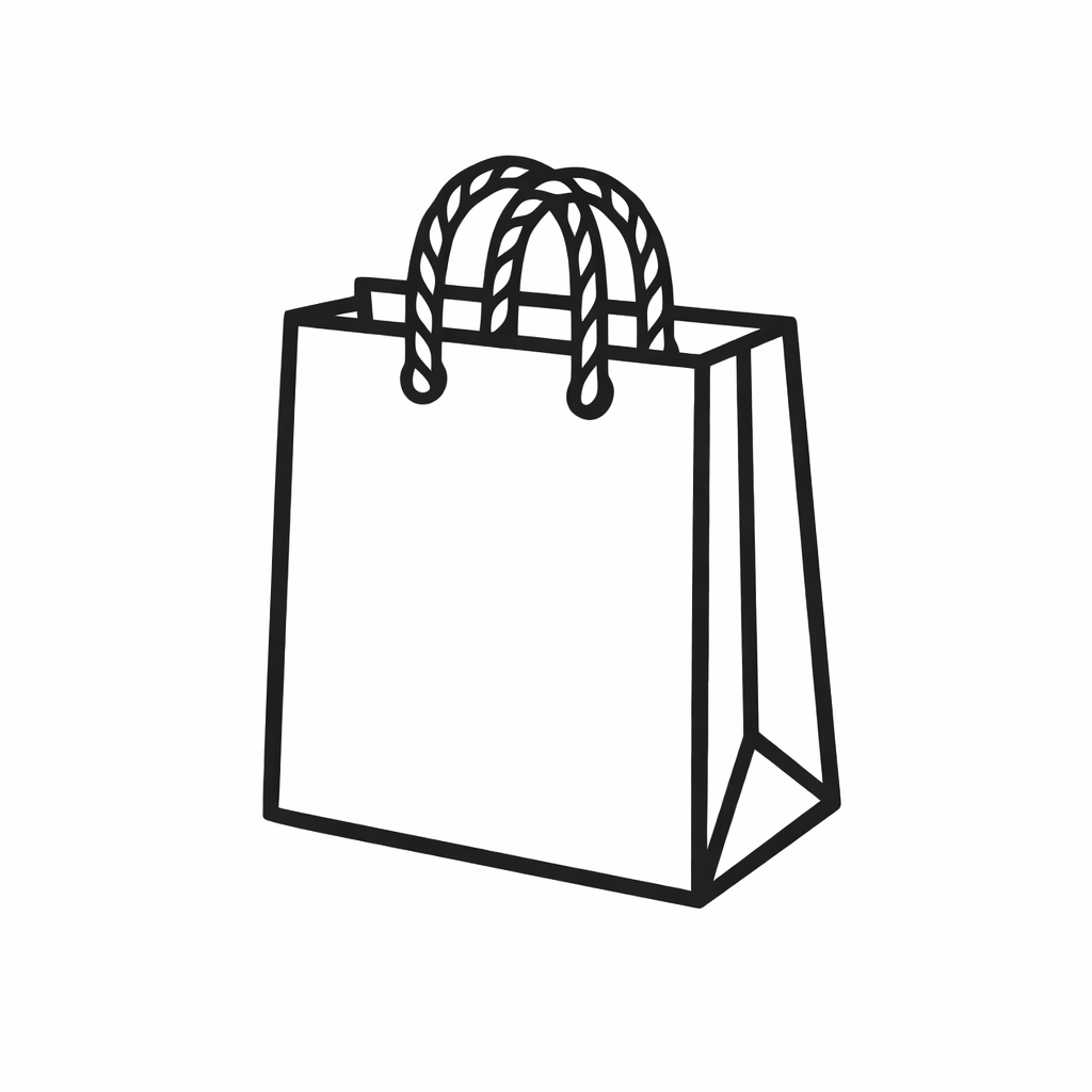 Saco de Papel Asa Torcida – Gama Económica